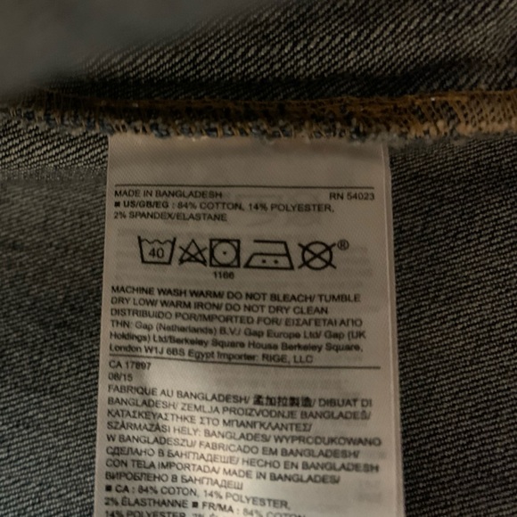 Banana republic Jean jacket - stretch material - dark navy - Picture 4 of 5